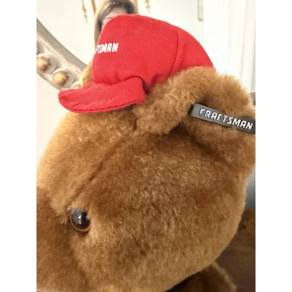 Vintage‎ Craftsman Bear Plush Sears Tool Promo Teddy Denim Overalls 12